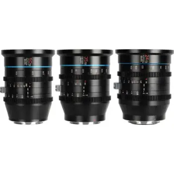 Set lentesh cine Sirui Jupiter, 3 lente macro full frame, bajonetë PL, i zi