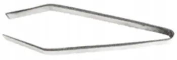 Pincetë për peshk 100%Chef Fish Bone Tweezers, çelik inoks, 12 cm, argjendi