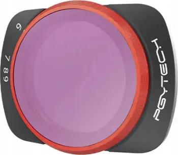 Filter kamerë PGYTECH P-47B-013, ND variabël 2-5 stop, për DJI Osmo Pocket 3, i kuq