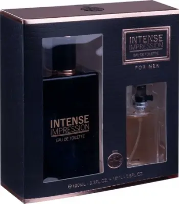 Set parfum Real Time Intense Impression for Men, eau de toilette 100ml + 15ml, për meshkuj
