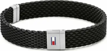 Byzylyk për meshkuj Tommy Hilfiger 2790240S, i argjendtë/ i zi