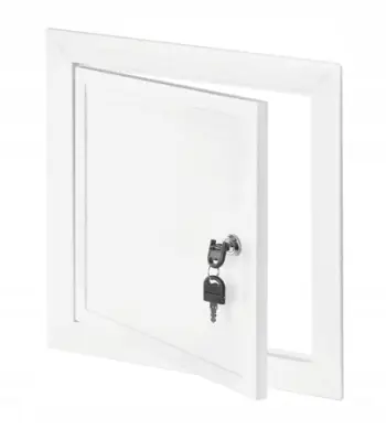 Derë teknike Awenta MKOM42, PVC, 60 x 80 cm, e bardhë