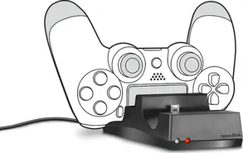 Stacion karikimi Speedlink JAZZ, për PS4 DualShock 4, USB, i zi