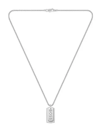 Qafore Hugo Boss Dog Tag, e argjendtë