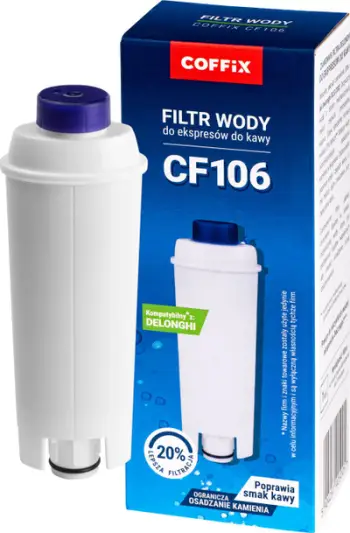 Filtër uji për aparat kafeje Coffix CF106, zëvendësues për DeLonghi, 60L