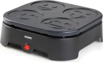 Makineri petullash DOMO Emoji DO8718P, sipërfaqe jo ngjitëse, 700W, e zezë