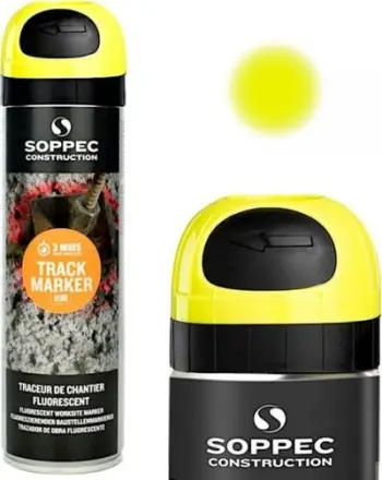 Sprej fluoreshent SOPPEC TrackMarker, 500 ml, i verdhë