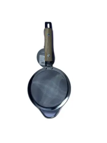 Kulluese inox me dorezë druri 27.8x12.5x5.5cm. CASASUNCO