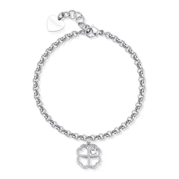 Byzylyk për femra S'Agapõ Lucky Light SKT45, i argjendtë