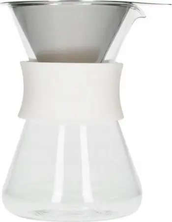 Filter kafeje Hario S GCM 40 W, xham, 400ml, transparent