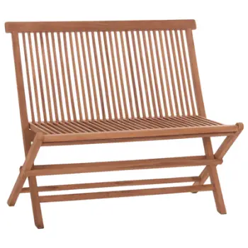 Stol palosës Kendall HM18128, dru teak, 100x47x89 cm, ngjyrë natyrale
