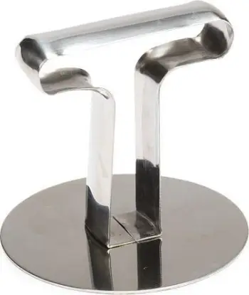 Vegël shtypëse për unaza dekorimi APS, 9 cm, çelik inox, argjend