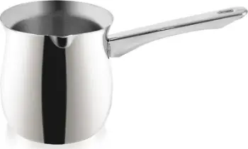 Xhezve Orion prej çeliku inoks, 0.6L, dorezë ergonomike, argjendtë