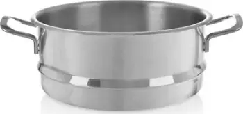 Shtesë avullimi ORION Anett, çelik inox, për tenxhere 24 cm, argjendtë