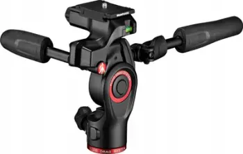 Kokë tripodi Manfrotto Befree 3Way Live, 3 akse, sistem fluid, e zezë