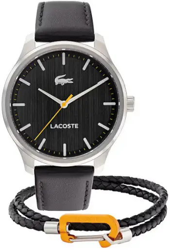 Orë për meshkuj Lacoste, e zezë