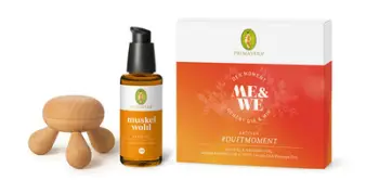 Set Primavera vaj për aktivizimin e muskujve 50 ml + pajisje masazhuese Aroma Moment for Activity ME & WE