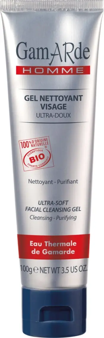 Xhel pastrues fytyre Gamarde Men Ultra Soft, organik, 100 ml