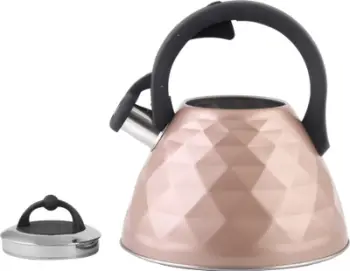 Ibrik çaji Berretti, 3L, i përshtatshëm për induksion dhe gaz, ari metalik