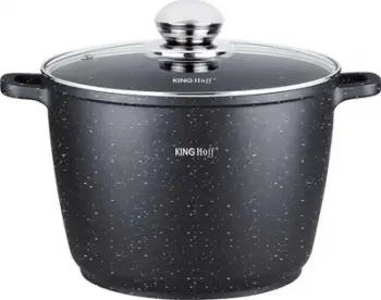 Tengere KingHoff KH-1599, 28cm, 10L, gri mermeri