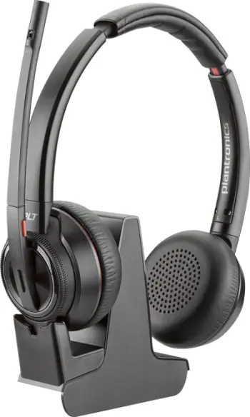 Kufje pa tela Poly Savi 8220-M Office, DECT Bluetooth, Microsoft Teams, të zeza