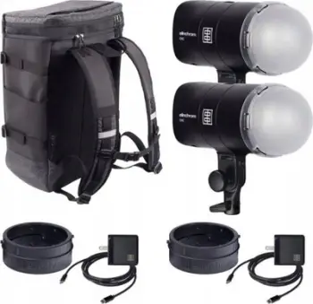 Set blice Elinchrom ONE Dual Kit, 2x off camera flash, me aksesorë, i zi