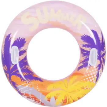 Rreth notues Sun Club Summer 35279, 100 cm, PVC i qëndrueshëm, rozë