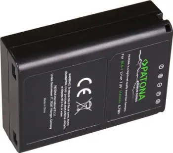 Bateri kamerë PATONA PS-BLN1, 1140mAh, 7.6V, e zezë