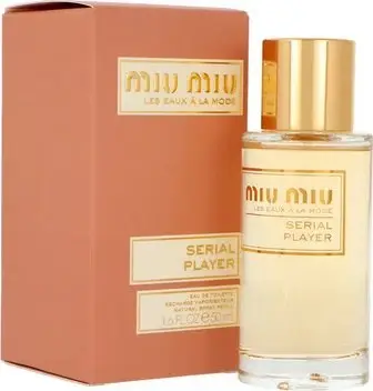 Parfum për femra Miu Miu Serial Player EDT, 50ml, aromë lulesh, shishe transparente