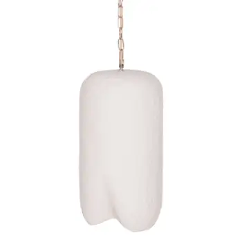 Llambë varëse tavani LOGKY HM4704.02S, diametër 24cm, E27, e bardhë