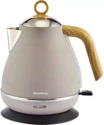 Çajnik elektrik Klausberg KB-7707, 1.7L, çelik inox, bezhë