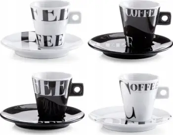 Set filxhanësh espresso Zeller 26540, 8 copë, porcelan, Coffee Style