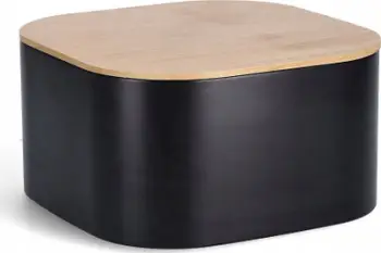 Kuti buke Zeller Present, me kapak bambuje, e bardhë