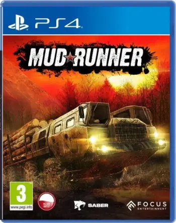 Lojë PS4 Focus Home Interactive MudRunner, simulim off road, fizik, shumëngjyrëshe