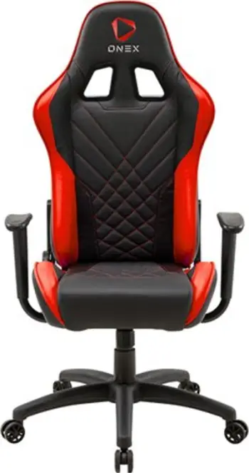 Karrige gaming ONEX GX220 AIR, leatherette, shpinore 90° 135°, e zezë e kuqe