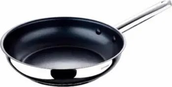 Tigan çeliku inox Bergner, 24cm, ngjyrë argjendi