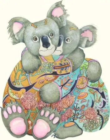 Kartolinë DM Collection Koala A118 B6, me zarf