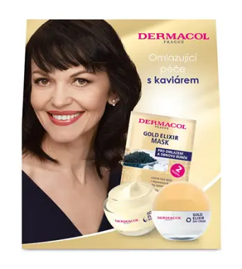 Set kozmetik Dermacol Gold Elixir, 2 copë