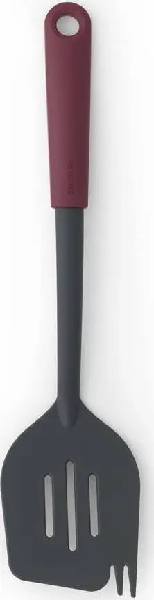 Shpatullë kuzhine me pirun Brabantia Tasty+, najlon 220°C, e kuqe