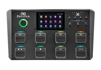 Pedalë looper Sheeran Loopers HG08 2023, ekran 7", stereo, gri