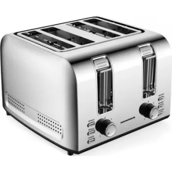 Toster Heinner HTP-4S1500SS, 1500W, 4 feta, argjendtë