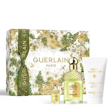 Set për femra Guerlain Ladies Aqua Allegoria Nerolia Vetiver Forte, EDP 75 ml + EDP 7.5 ml + losion trupi 75 ml