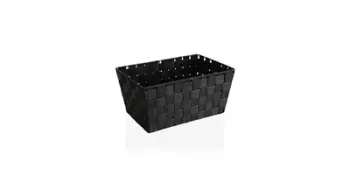 Kuti organizimi 20x13x11.5cm , hiri e zezë dhe e kremtë . UNIMIKS
