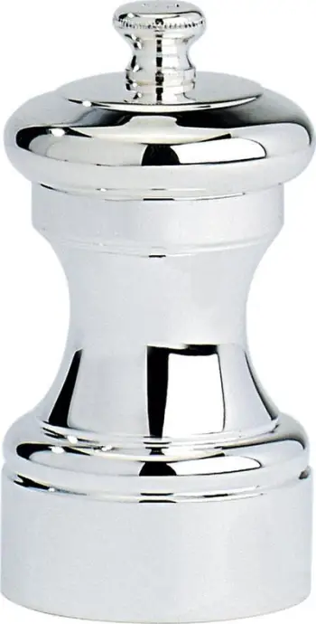 Mulli për piper Peugeot Mignonnette, mekanizëm çeliku, metal i veshur me argjend, argjend