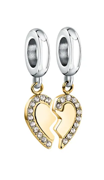 Pendantë për varëse Morellato Hearts Drops SCZ1358, 2 copë, dyngjyrëshe