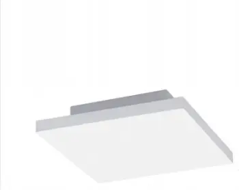 Plafonierë LED JUST LIGHT Canvas, 30 cm, dritë e rregullueshme, e bardhë