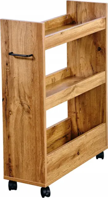 Raft i ngushtë kuzhine Kesper, 3 rafte, 22 cm, sonoma oak
