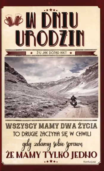 Kartolinë urimi AbCard Birthday U49, ditëlindje, stil retro, me zarf