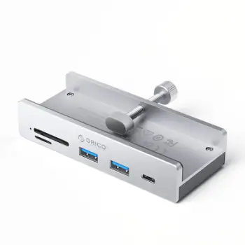 Hub USB Orico MH5PC, USB 3.2 10Gbps, lexues SD TF, argjendtë