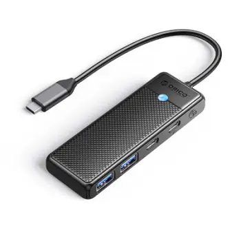 Hub USB C Orico PAPW2AC C3, 2x USB A 3.0, 2x USB C 3.0, i zi